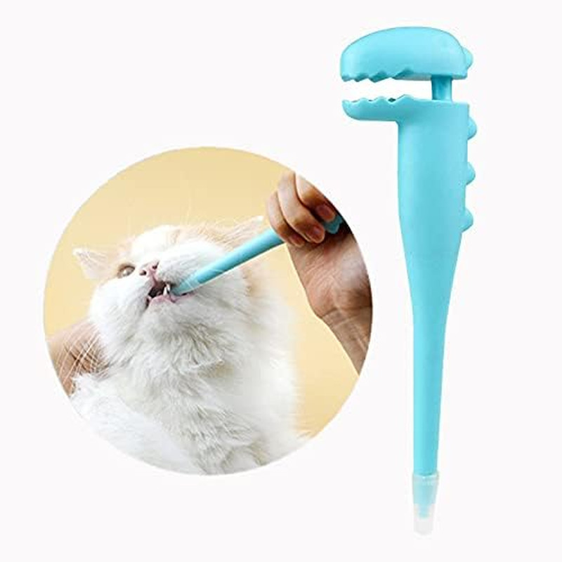 Cat Pill Shooter, Pet Pill Dispenser with 2 Silicone Tips, Medicine Pill Pusher