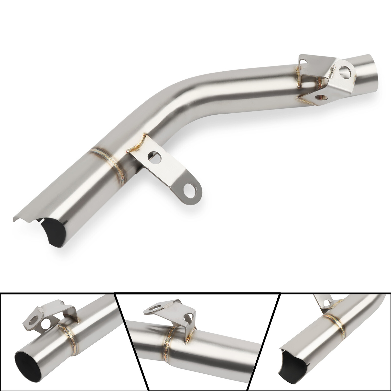 Slip On Motorcycle Middle Link Pipe Tube For Suzuki GSXR750 GSXR600 2011-2022 US