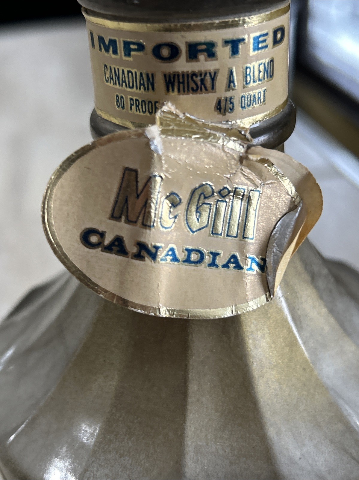 McGill Canadian 4/5 Quart - Gray Marbled Effect - EMPTY