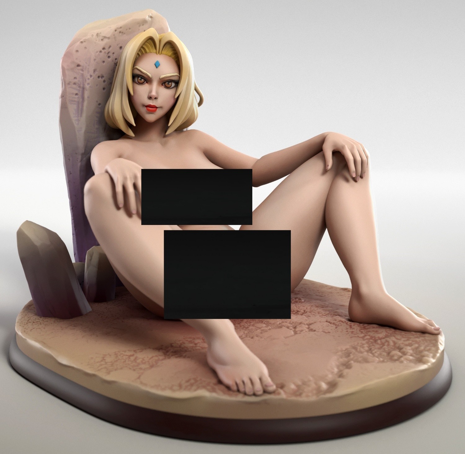 Tsunade Nsfw Miniature 1/24 Resin Figure 3DPrint Model Kit Unassembled Unpainted