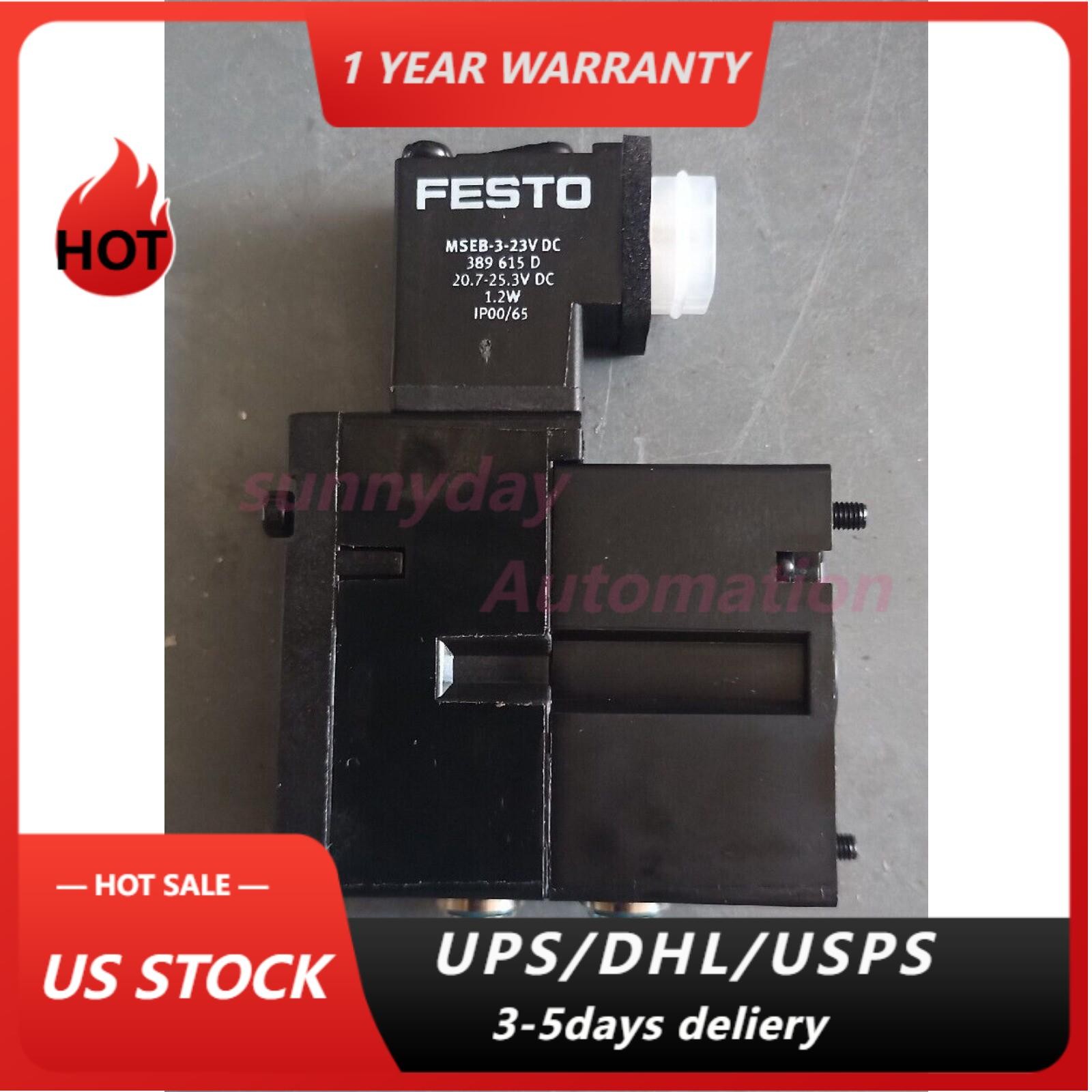 New Festo 160240 MEBH-4/2-QS-4-SA Solenoid Valve Heidelberg Machine