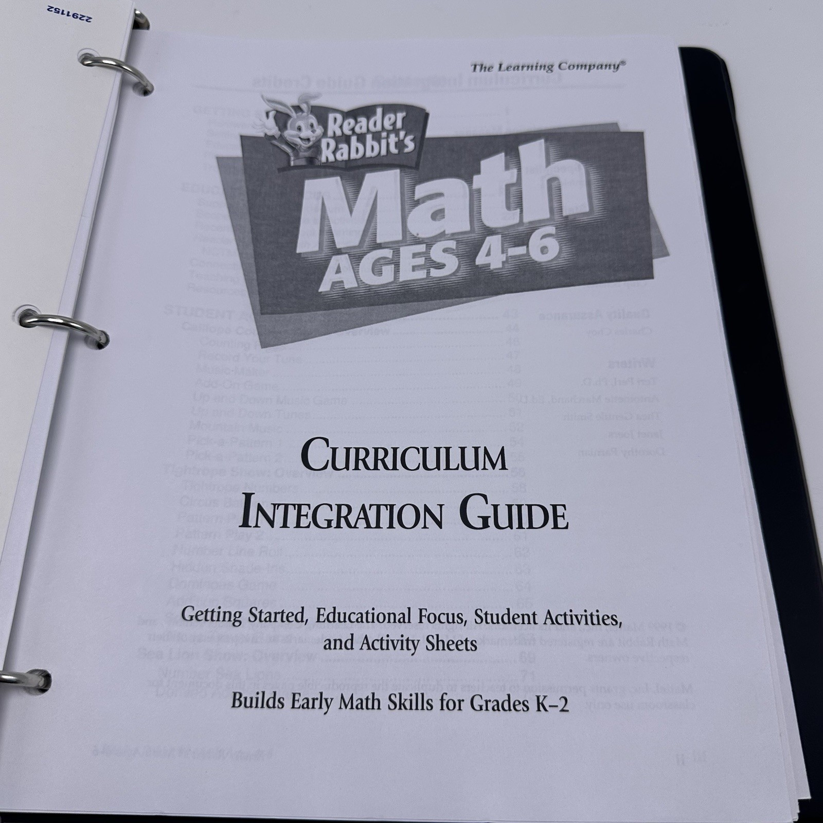 Reader Rabbit's Math Ages 4-6 & 6-9 PC Game PreK-3rd Grade School Edition