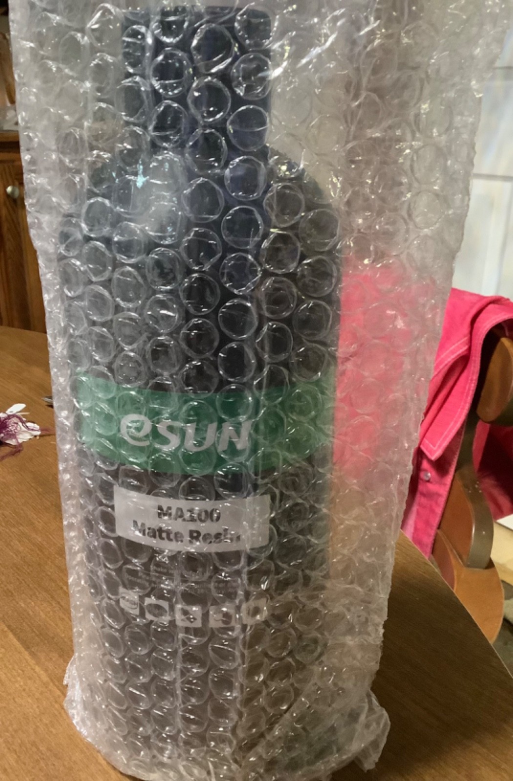 eSUN MA100 Matte Hard & Tough 3D Printer Photopolymer Resin 1KG - Black NEW