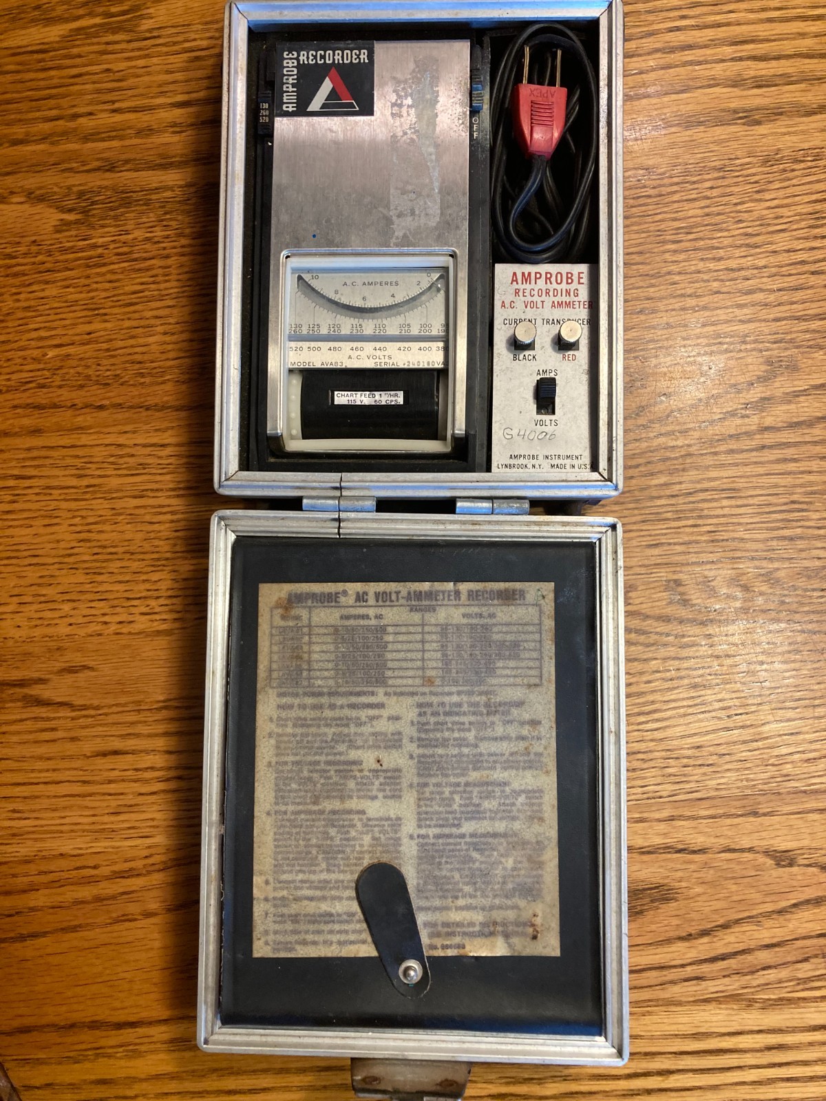 Amprobe AC Volt Ammeter Recorder
