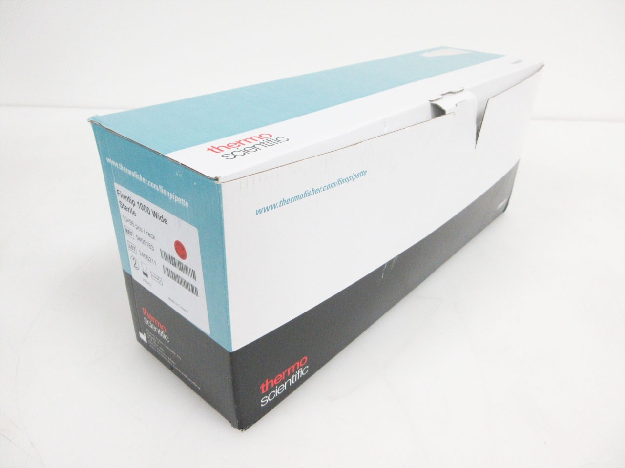 BOX OF NINE 96 TIP THERMO SCIENTIFIC 9405163 RACK FINNTIP 1000UL PIPETTE TIPS