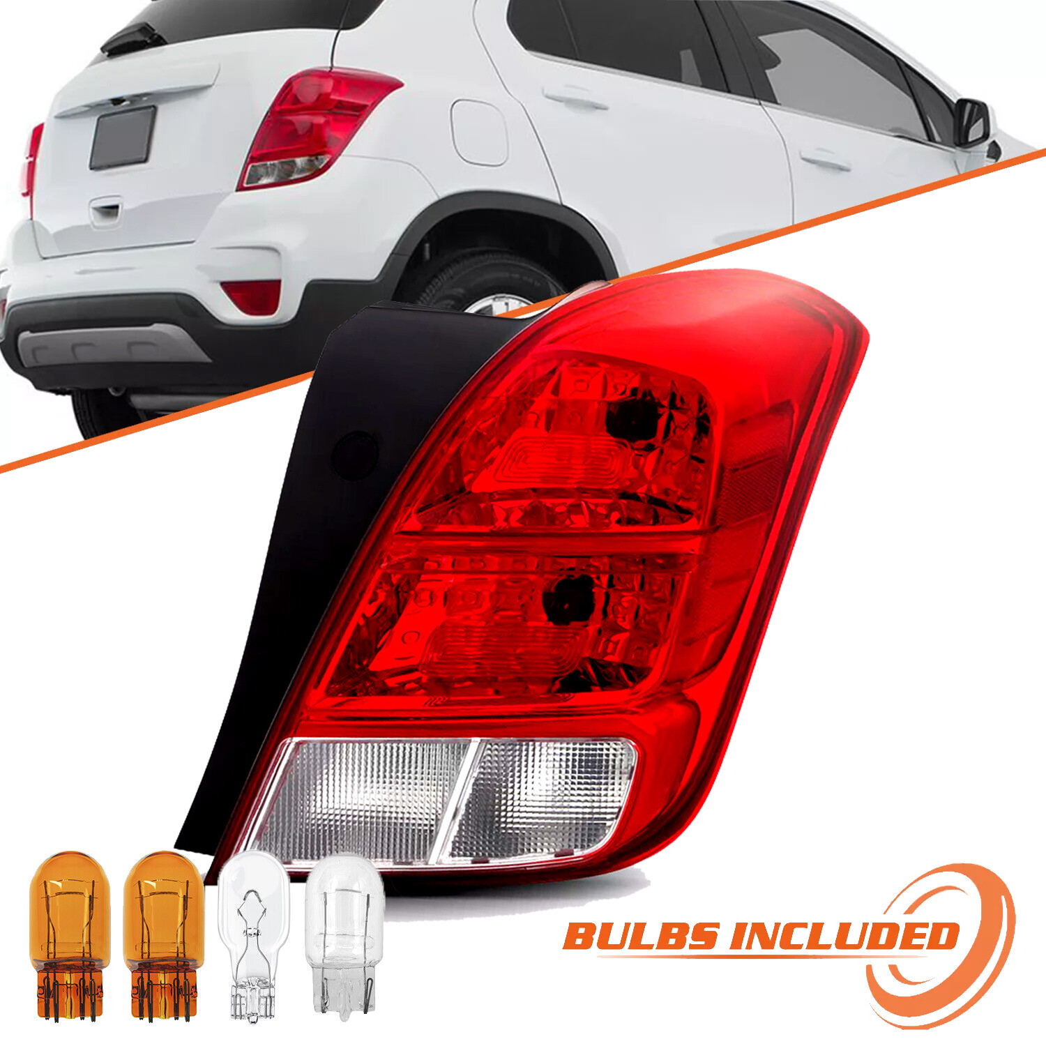 Halogen Tail Light For 2013-2019 Chevy Trax Red Brake Lamp w/ B Right Side