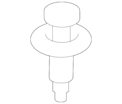 OEM NEW Ford Bumper Screw -W712336-S437