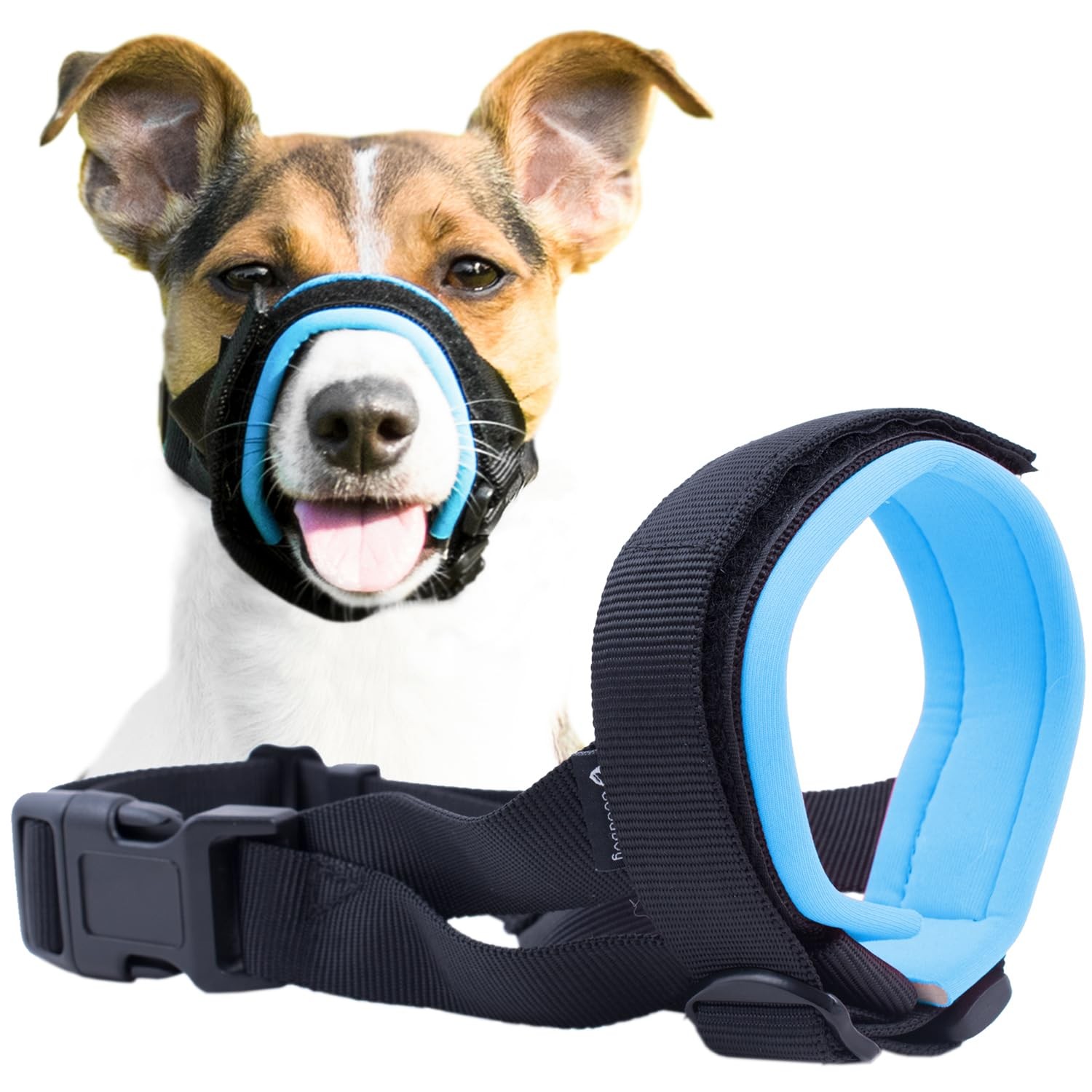 Gentle Muzzle Guard for Dogs - Prevents Biting and Unwanted Chewing Safely