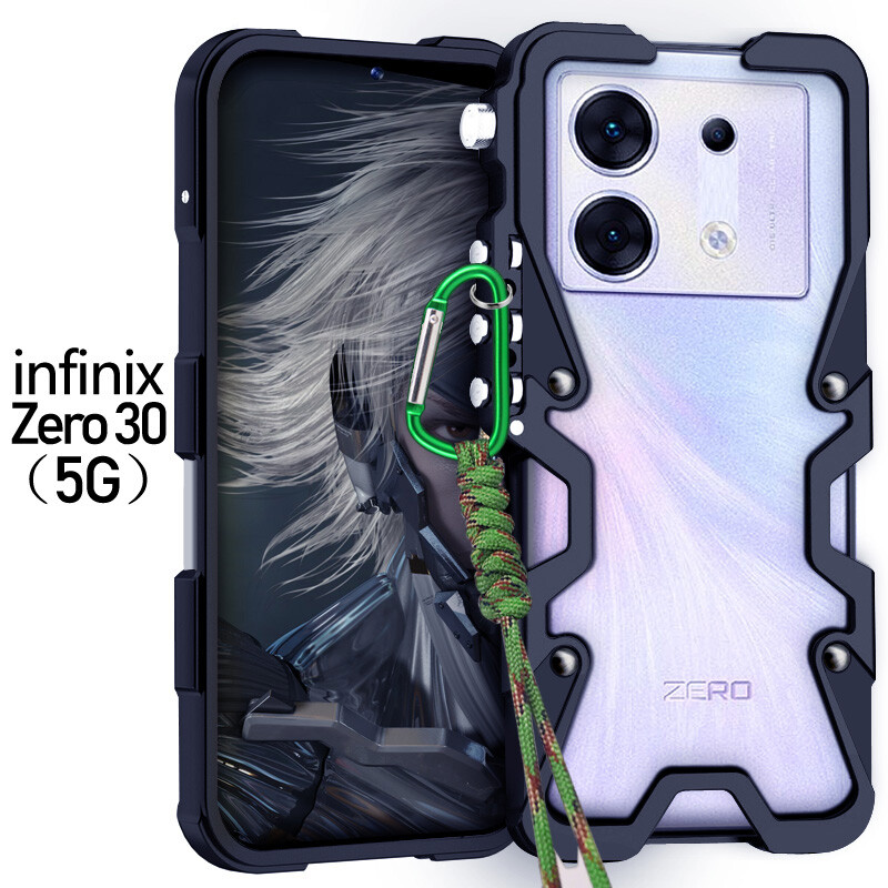 For Infinix GT 10 Pro / Zero 30 5G Luxury Metal Aluminum bumper Shockproof case