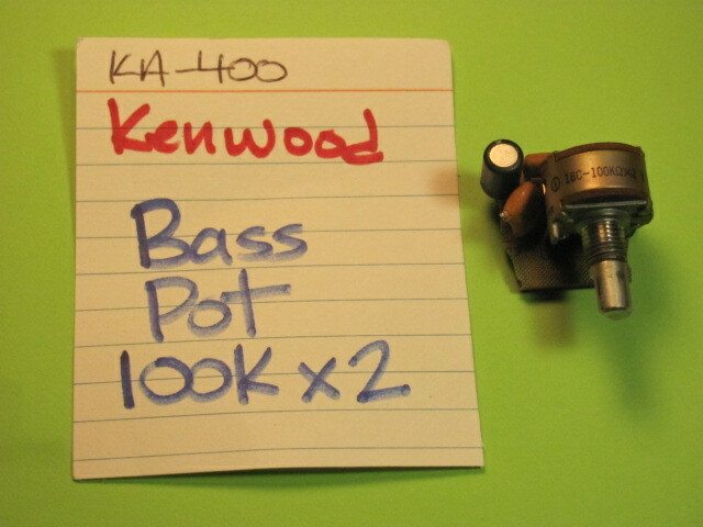 📈KENWOOD BASS TREBLE  POT 100K KA-400 INTEGRATED AMPLIFIER