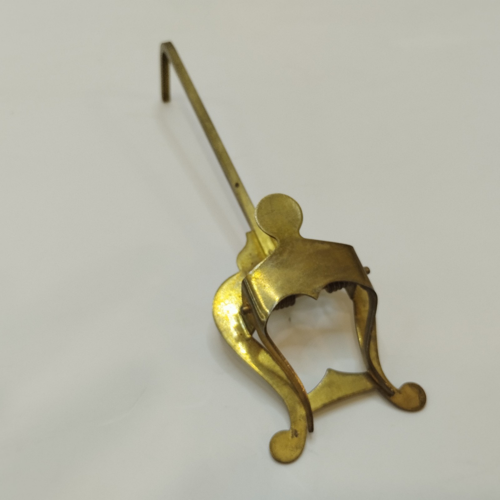 Vintage Brass Lyre Music Sheet Clip Holder for Trumpet or Saxophone