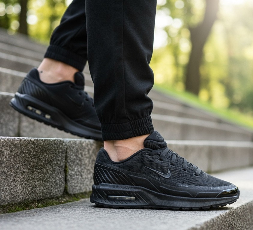 New NIKE Air Max Men's classic Athletic Sneakers shoes triple black all sizes