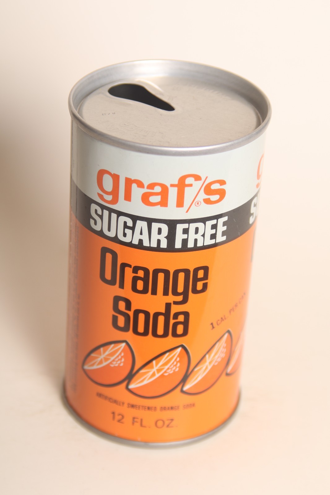 Graf/s Sugar Free Orange soda can