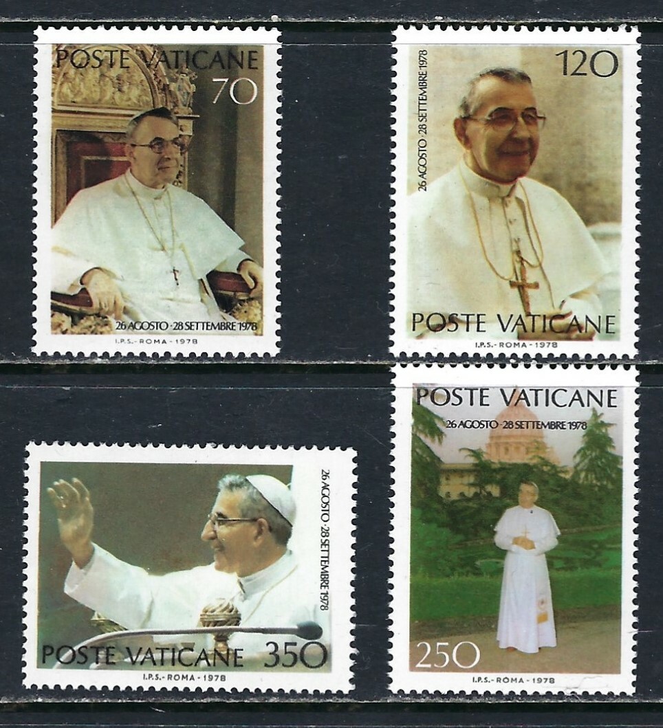 1978 Stamps from the Vatican  - The Pope.....................P-601
