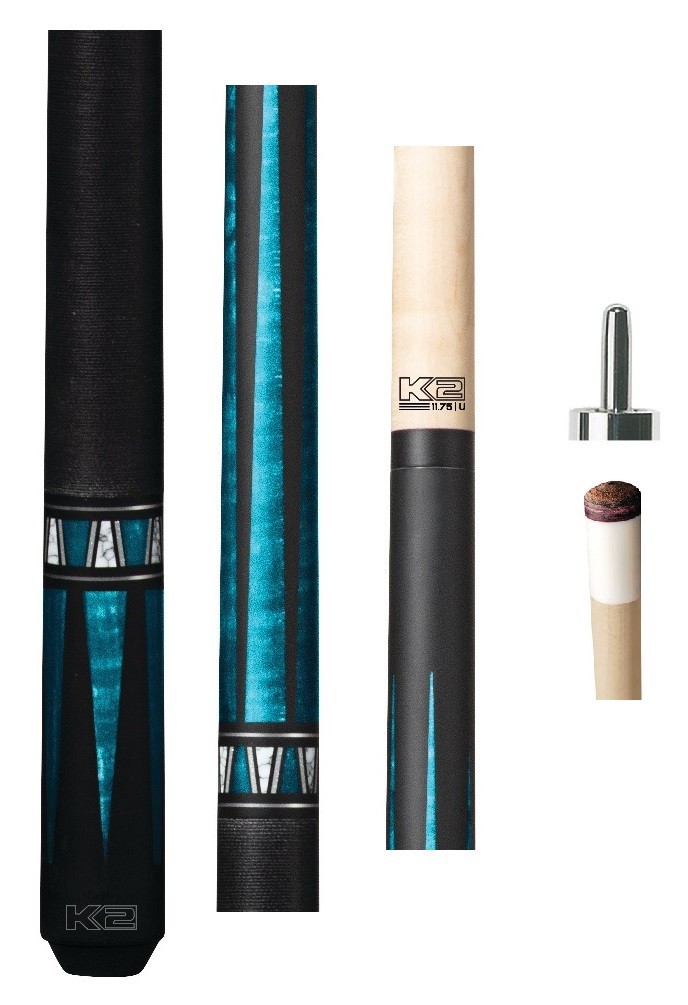 New KODA K2 KL172 BLACK AND TEAL 4 POINT MATTE  NW 11.75mm LD Shaft – Linen Wrap