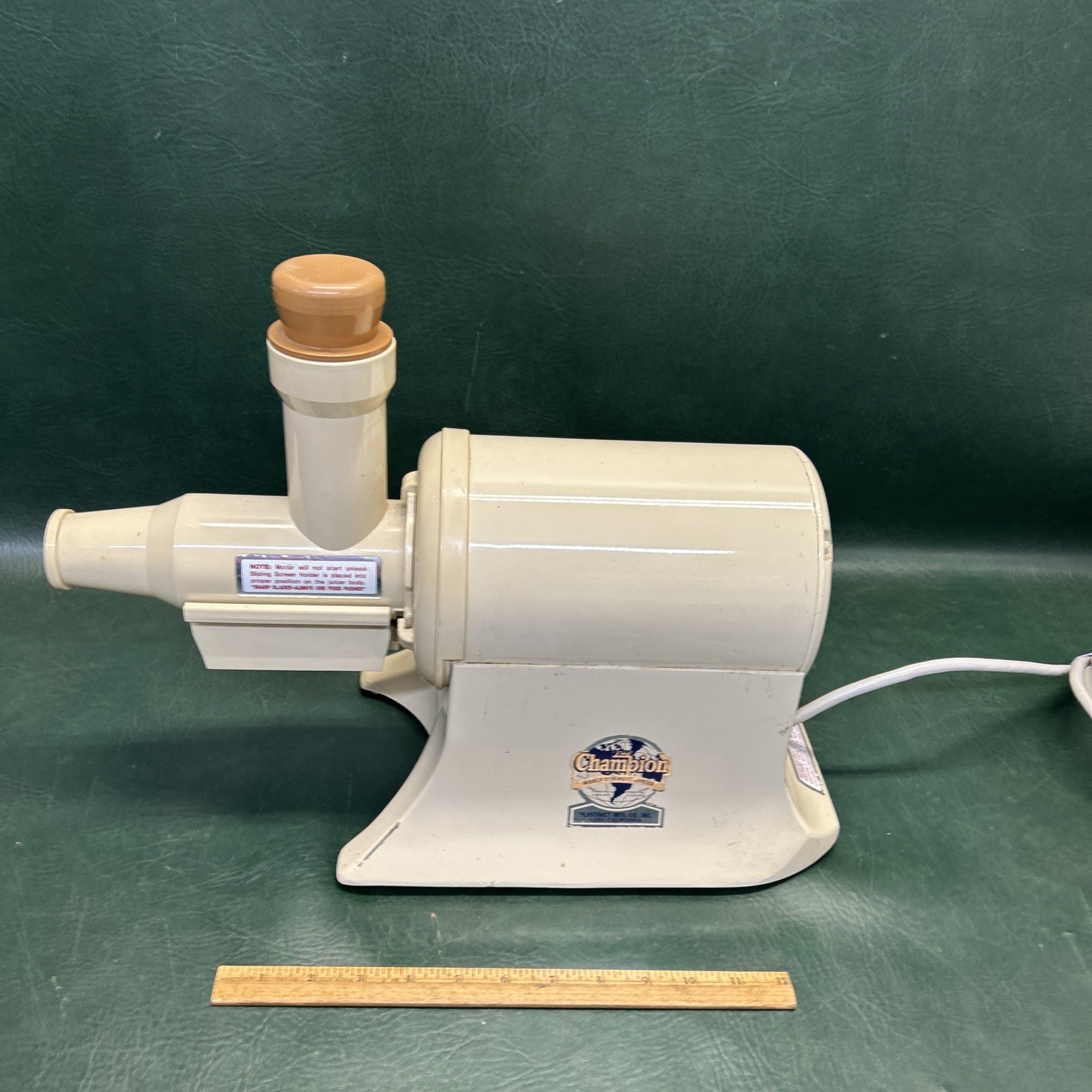 Champion Juicer G5-NG-853S The World’s Finest Model Heavy Duty Masticating