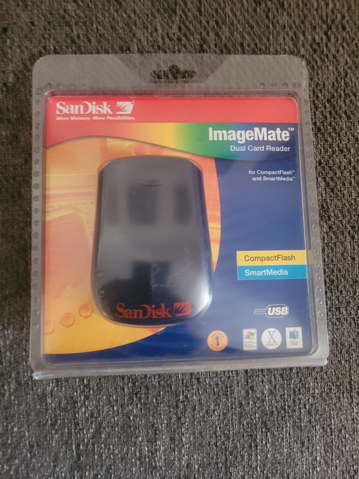 SanDisk ImageMate Dual Card Reader For CompactFlash & Smart Media NEW In Package