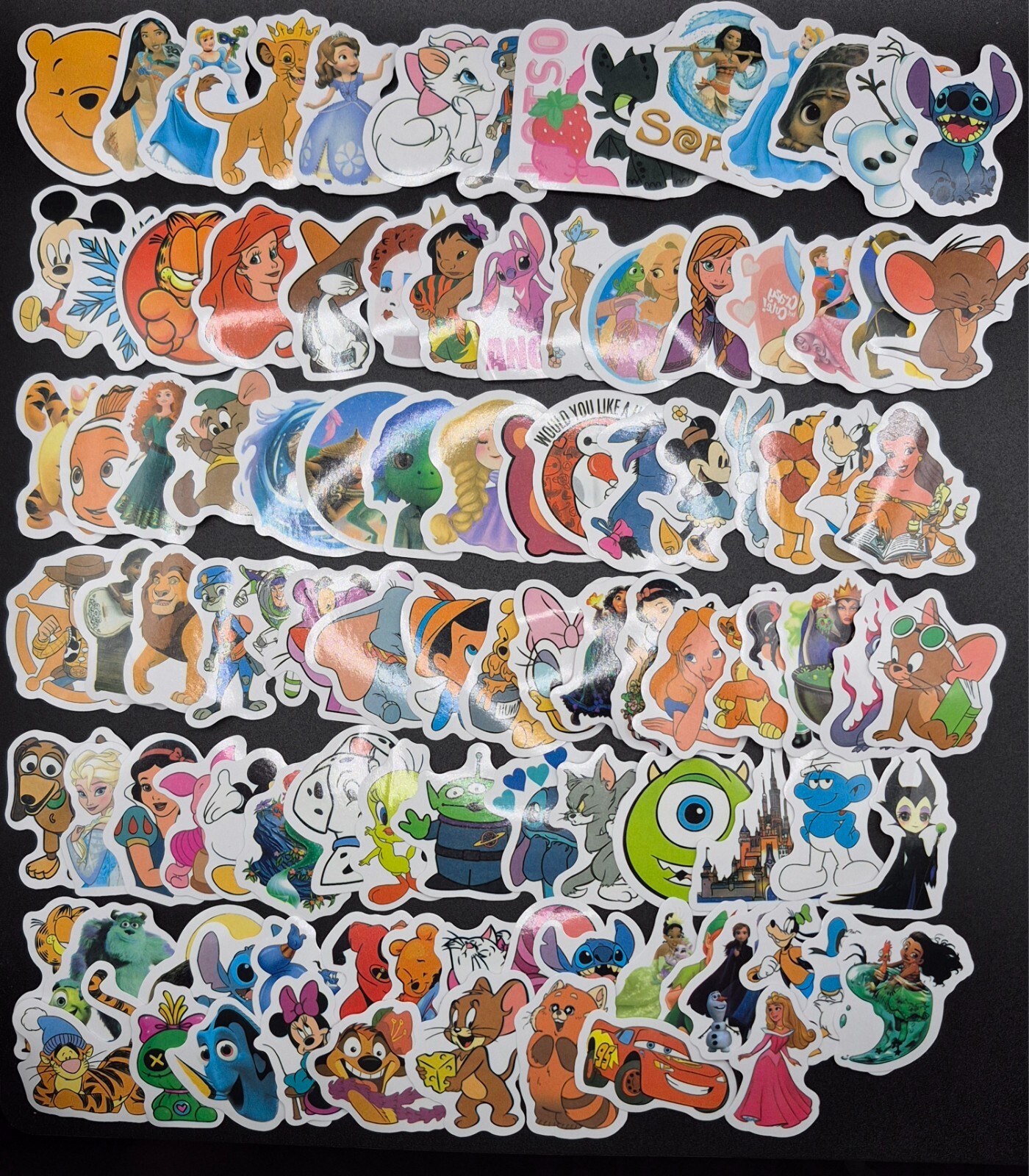 Disney Character Stickers 50 Pack Random Assortment Sticker Decal - US Seller