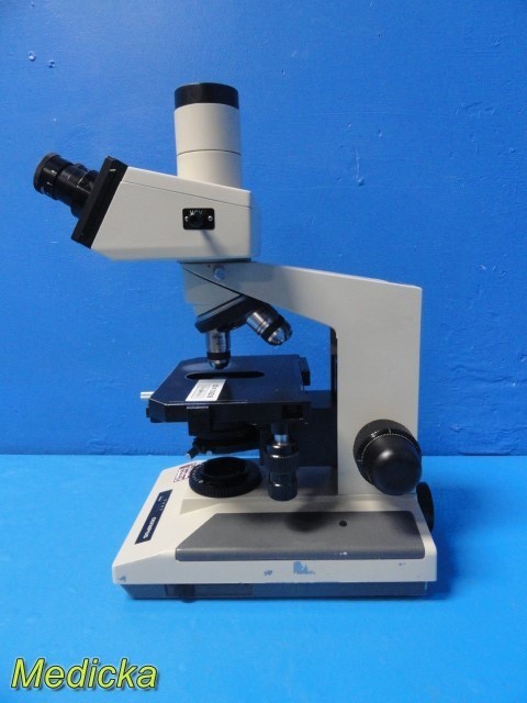 Olympus BH-2 Lab Microscope w/ Trinocular Head, 3 Objectives, Stage ~ 39208
