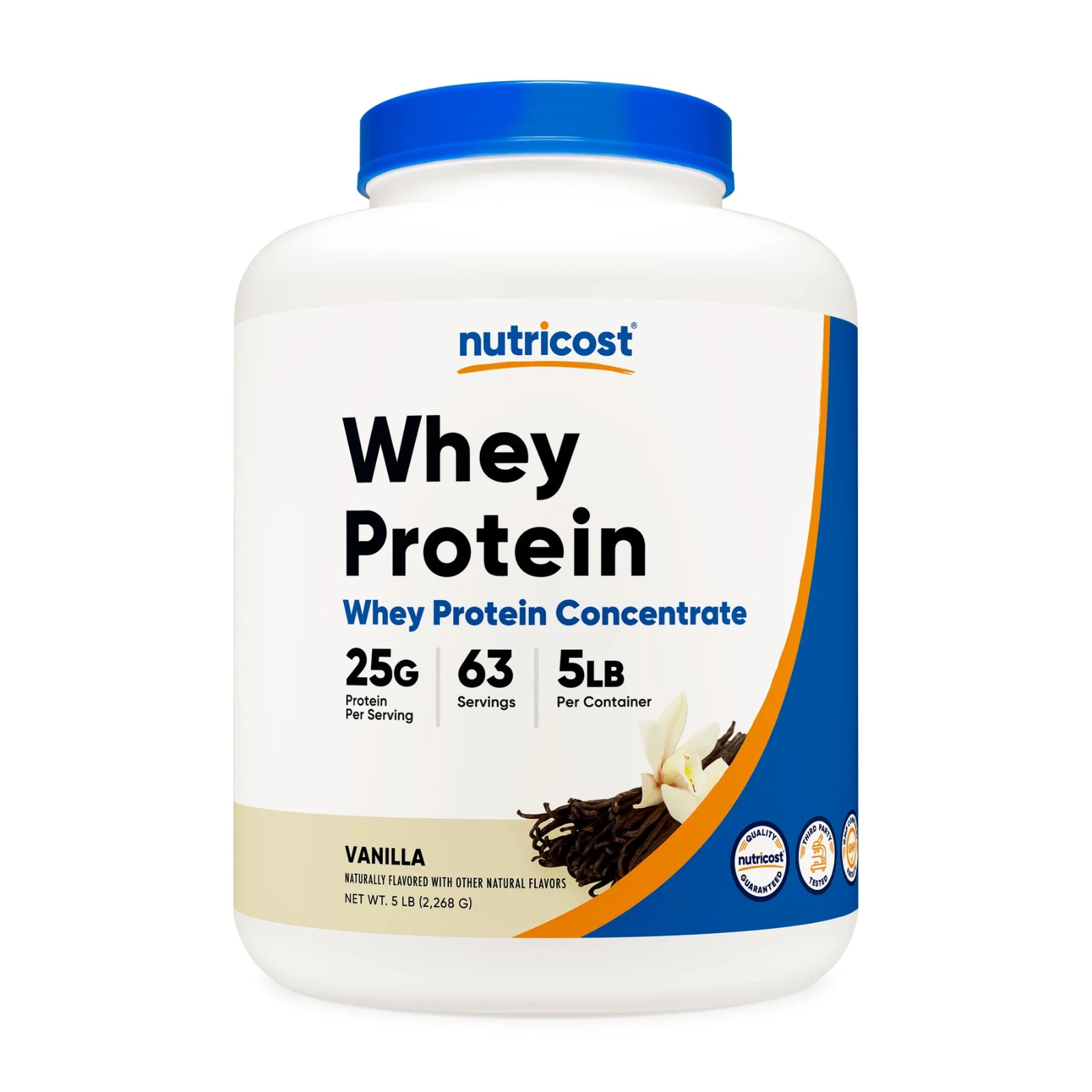 Nutricost Whey Protein Concentrate Powder - 5 lbs - Long Exp Date