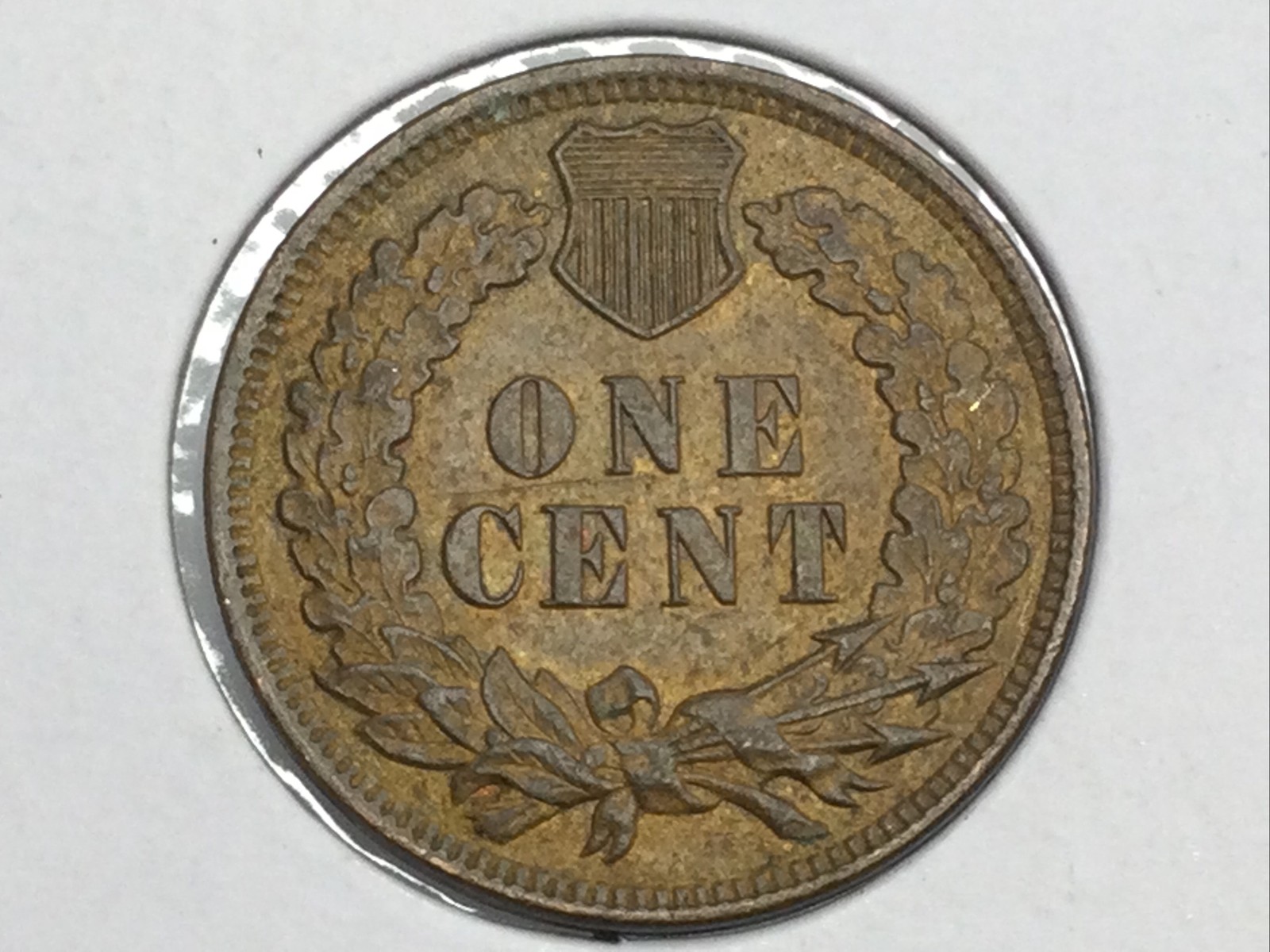 1907 Indian Cent in almost uncirculated