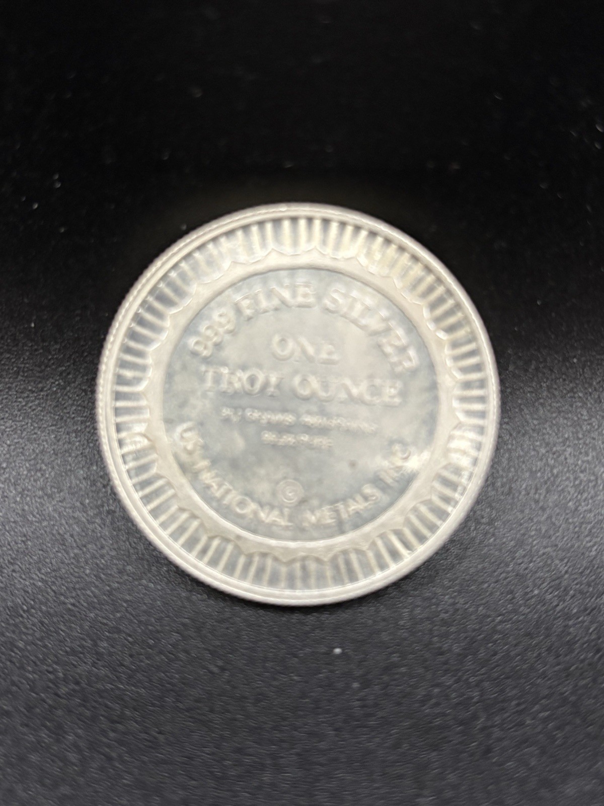 1975 US National Metals Inc Firm As The Mountains Silver Exchange Unit 1oz Rare