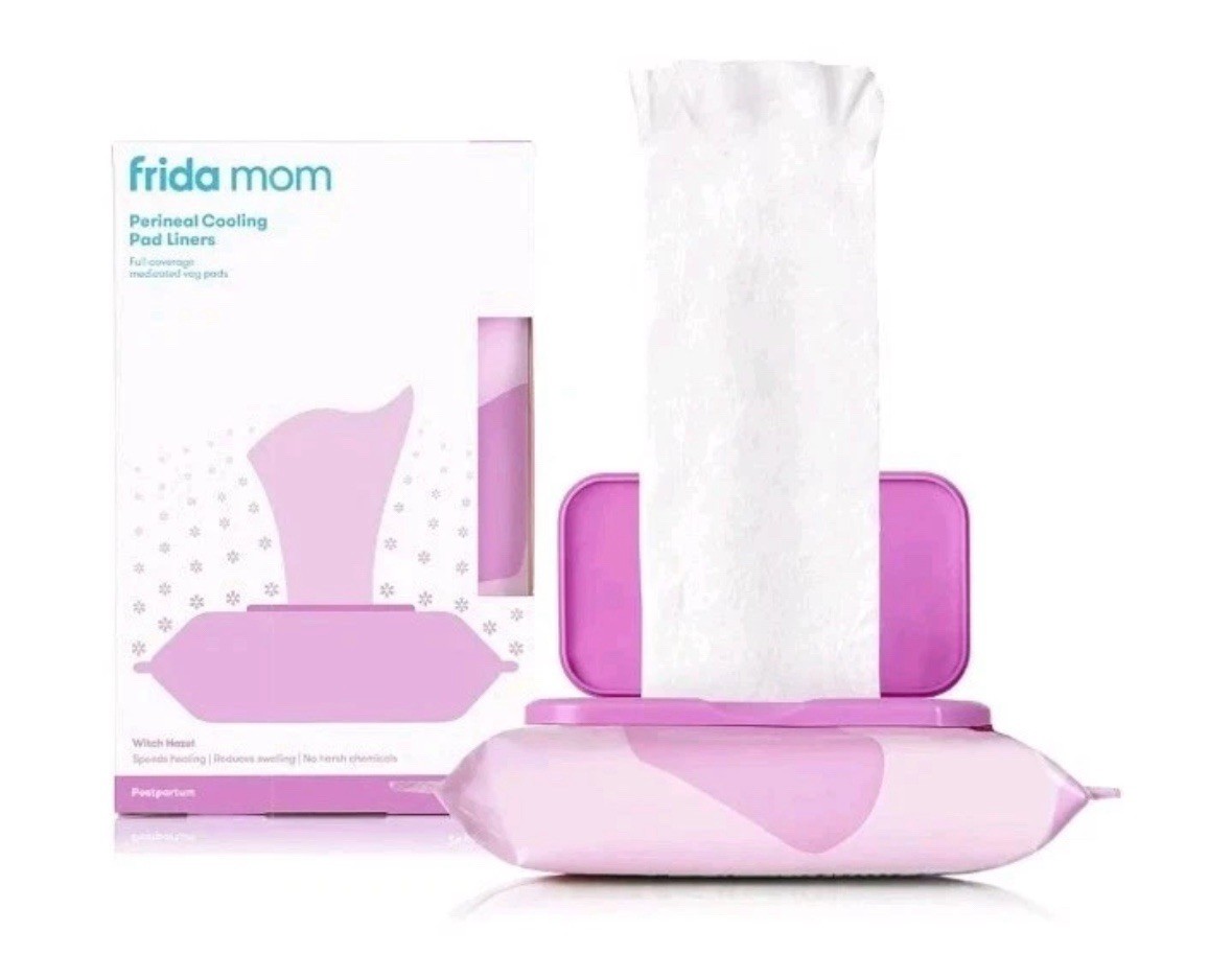 Frida Mom Perineal Cooling Pad Liners 24 Ct. Postpartum Witch Hazel - New