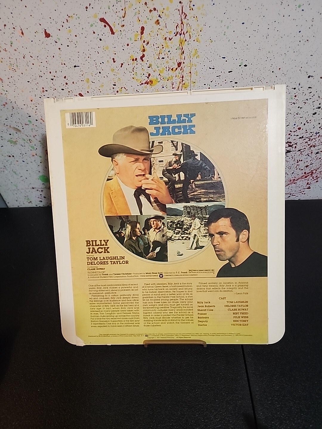 Billy Jack RCA SelectaVision - CED VideoDisc