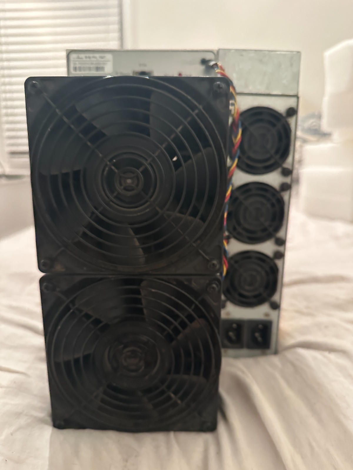 2 Bitmain Antminers S19 Pro 96TH – Tested Working – PSU Included – 2 Units