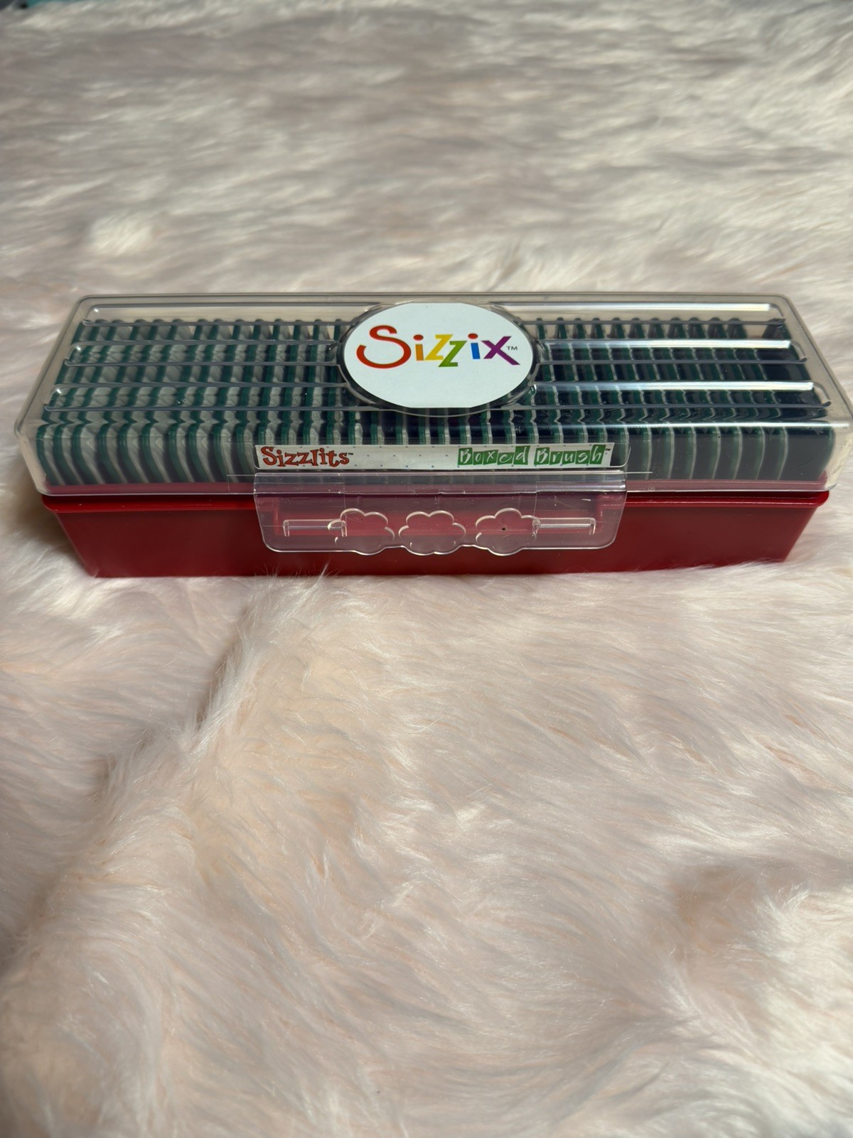 Sizzix  Alphabet Dies  “Boxed Brush" Complete Set Of 35  A-Z, 0-9, 9 symbols