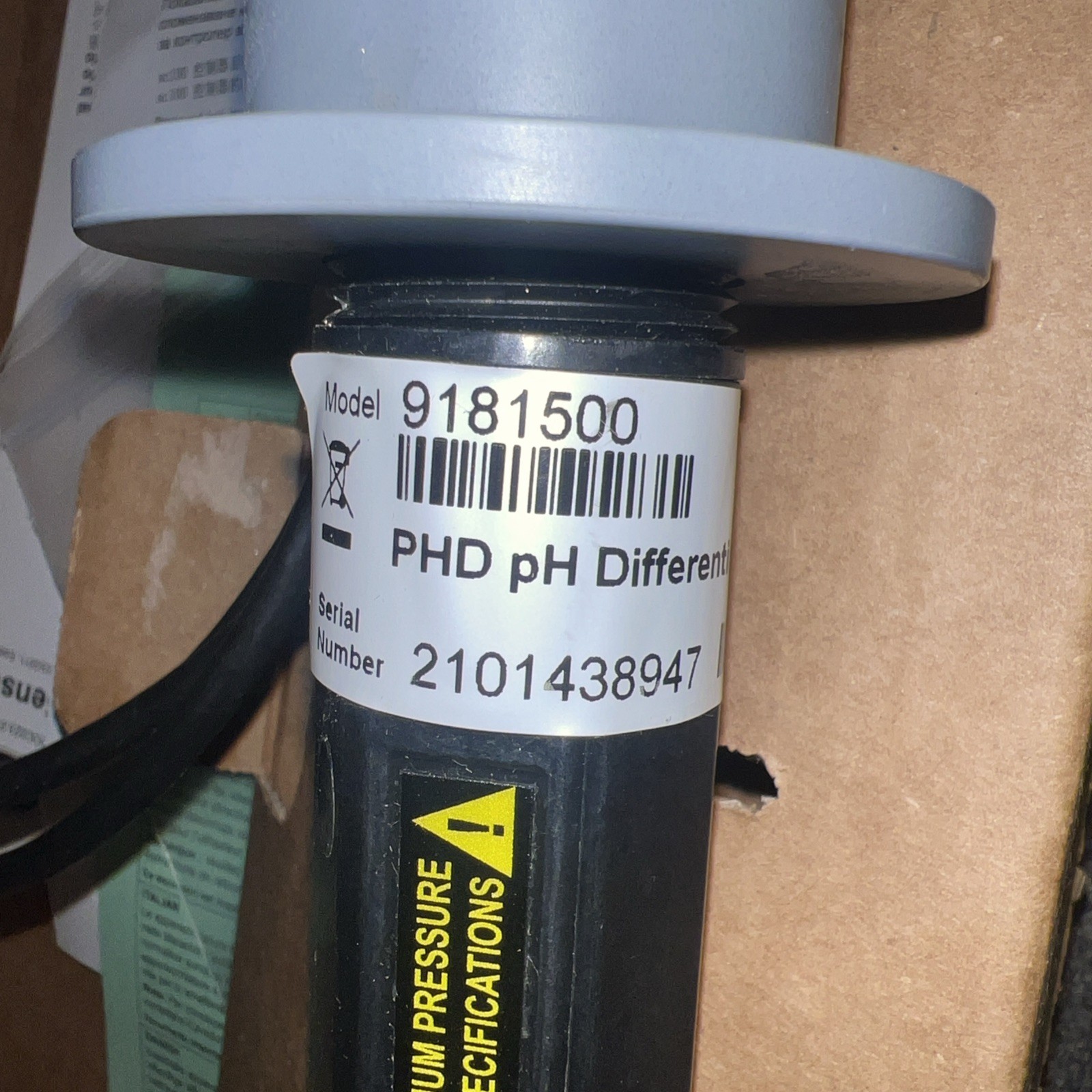 Hach 9181500 PHD pH Differential Sensor qty available!