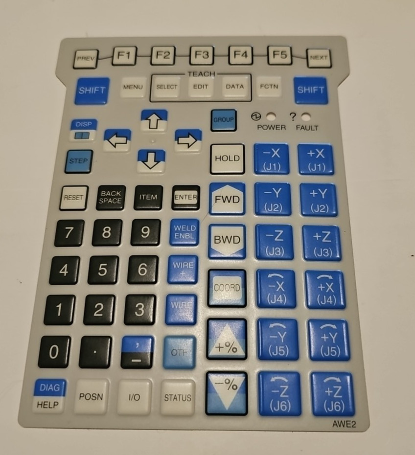 FANUC AWE2 TEACH PENDANT  MEMBRAIN KEYPAD/OVERLAY