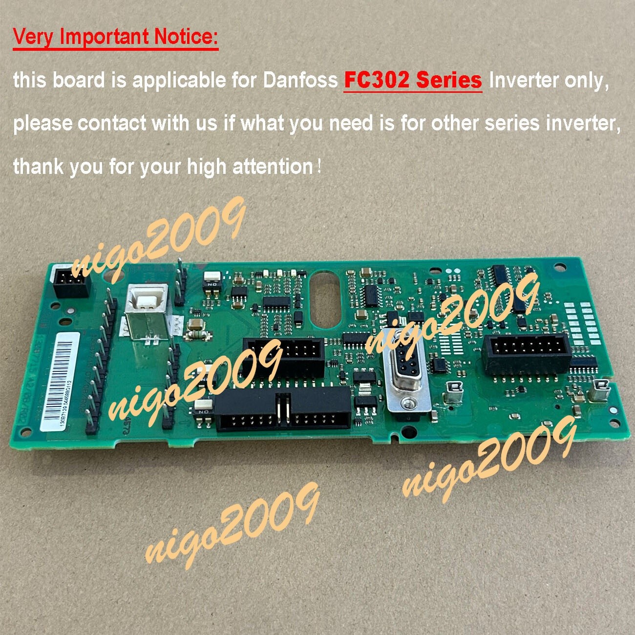98% used 130B7002 AT/11 CT/11 130B7715 Drive Board Fit for   FC302 Inverter #ty