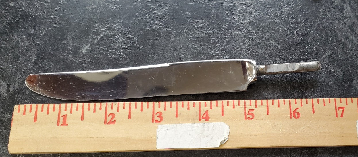 VTG. MANCHESTER STAINLESS FRENCH DINNER KNIFE BLADE-REPLACEMENT BLADE ONLY