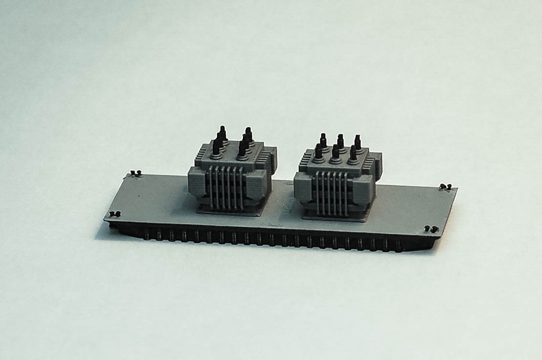 RTR - Electrical Sub-Station Transformer HO Scale (1:87) Custom Designed ModelRR