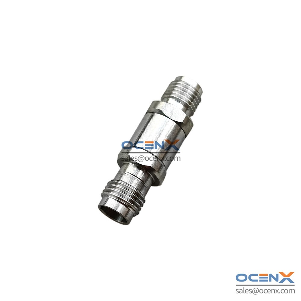 2.4mm to 2.92mm (K) Female Stainless Steel Coaxial Adapter 40GHz Jack