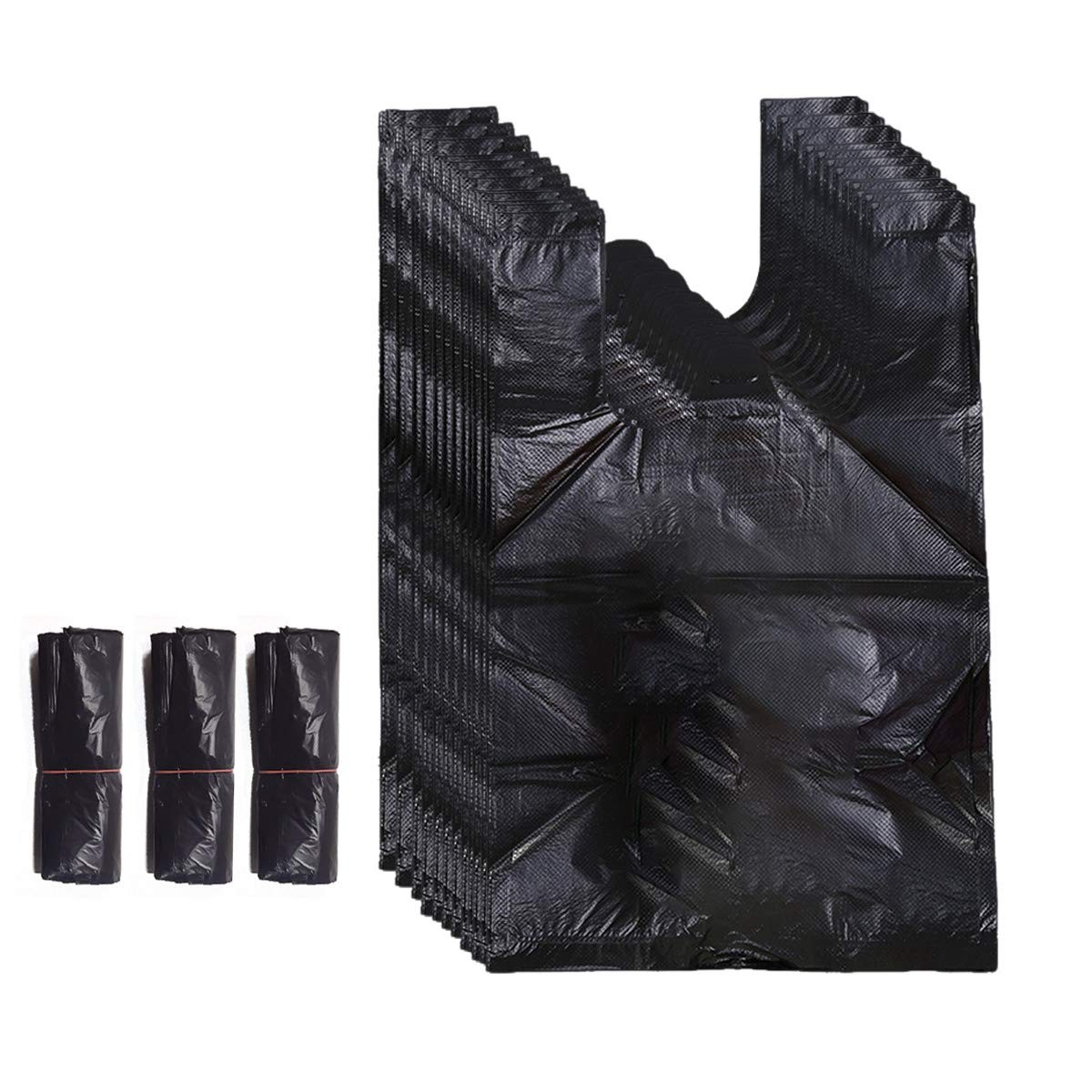 Personal Disposal Bags, Sanitary Napkin Bags 1 Count (Pack of 300), Black