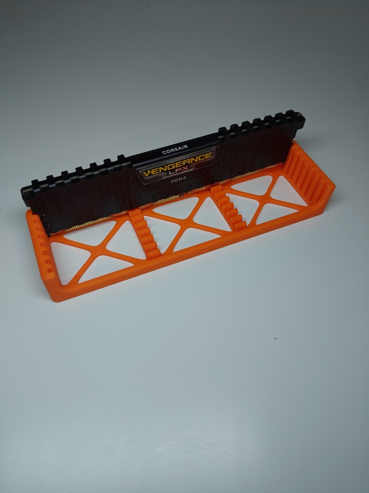 02 Pcs Desktop Stick Memory Holder Organizer 16 pieces - ORANGE