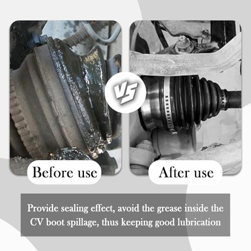 CV Boot Repair Kit,Water&Dust Resistant CV Axle Boot Repair Kit with CVs Boots