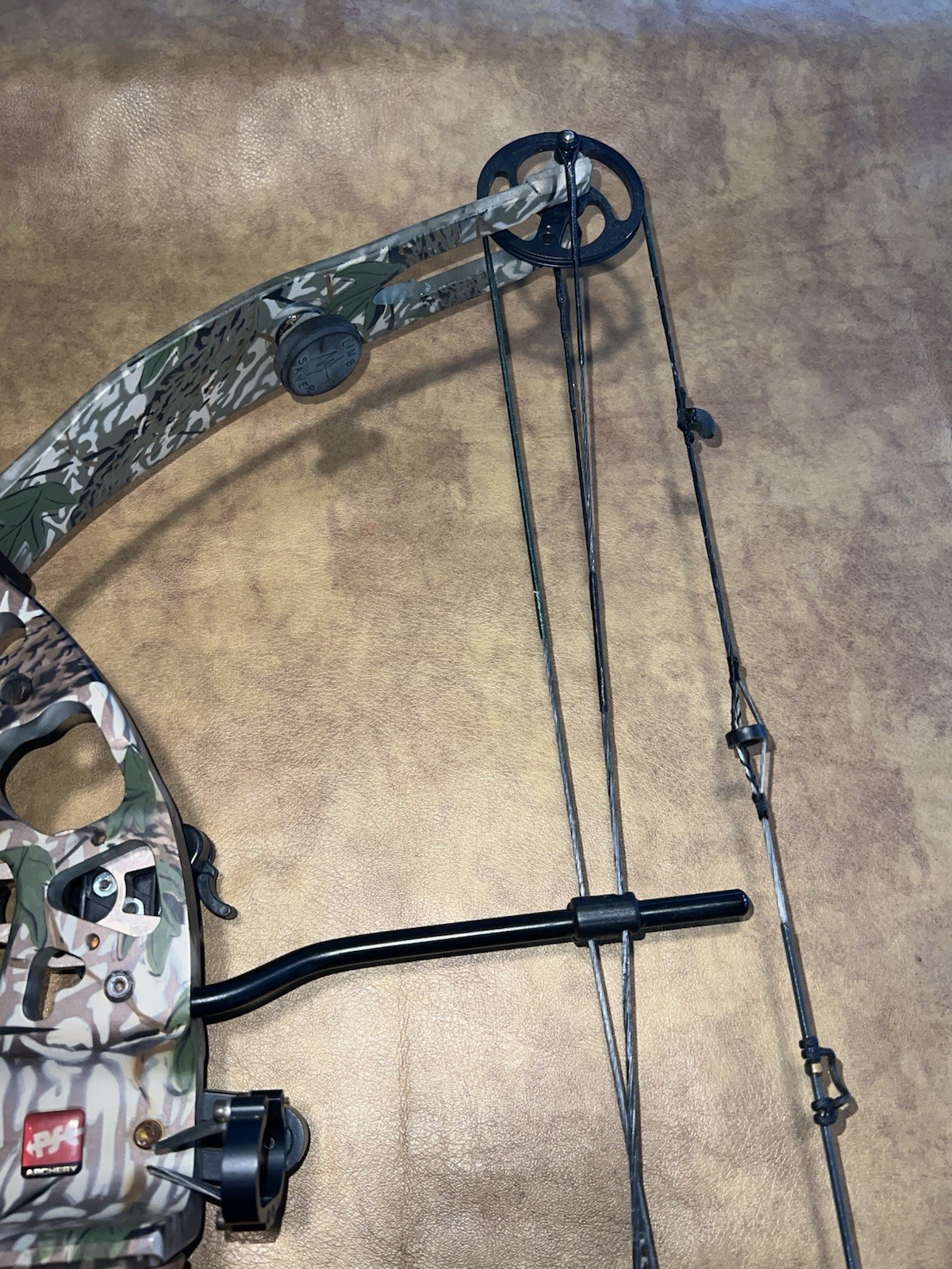 PSE Firestorm Compound Bow Archery RTH Plano Case Cobra Sight 70 Pound Draw Used