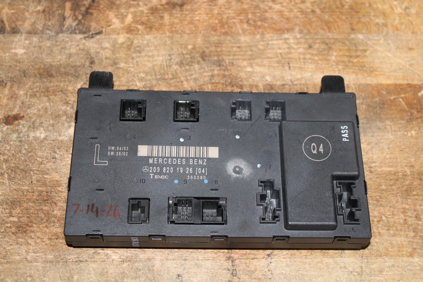 ✅ 03-09 Mercedes W209 CLK500 CLK350 Door Control Module Front Left Driver Side