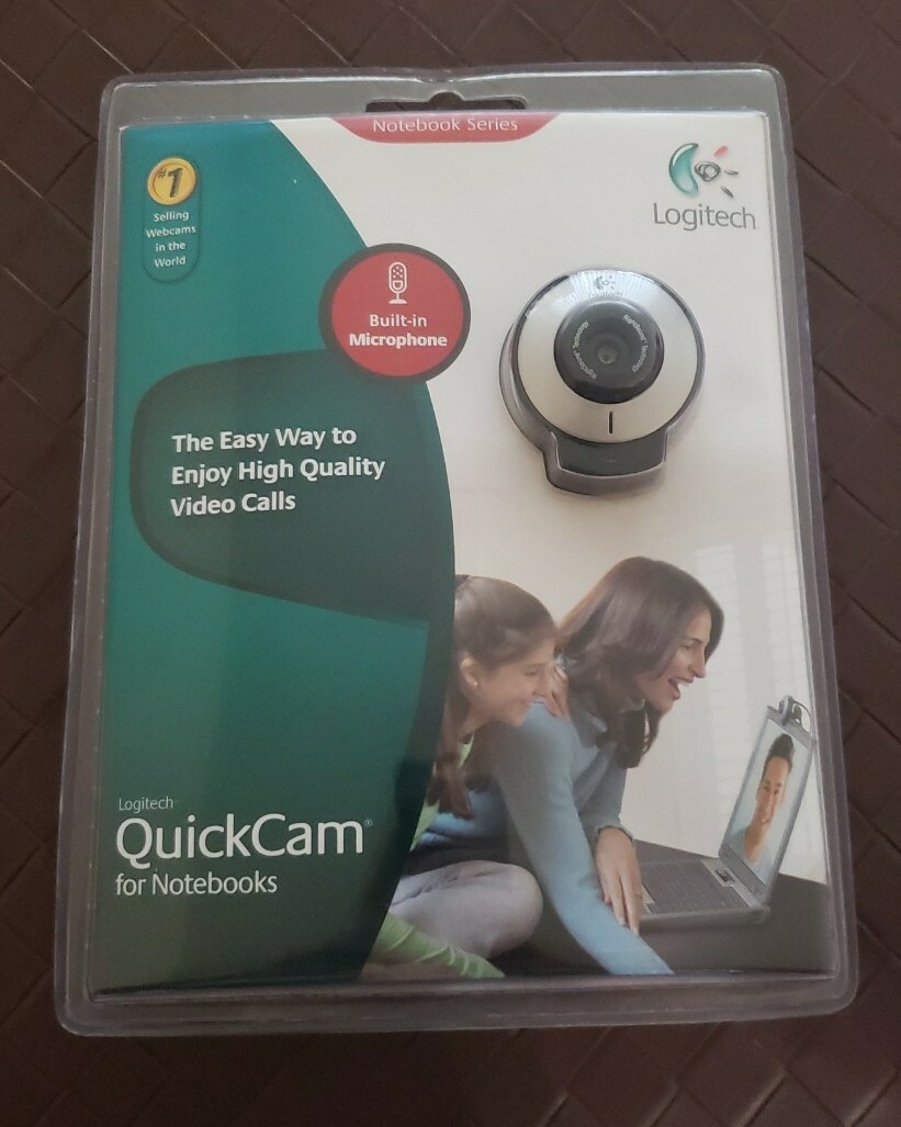NEW Logitech QuickCam for Notebooks Built In Microphone NIP Sealed 2007