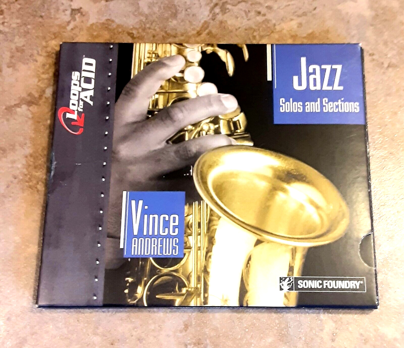 LOOPS FOR ACID ~VINCE ANDREWS: Jazz Solos & Sections CD-ROM (1998-SONIC FOUNDRY)