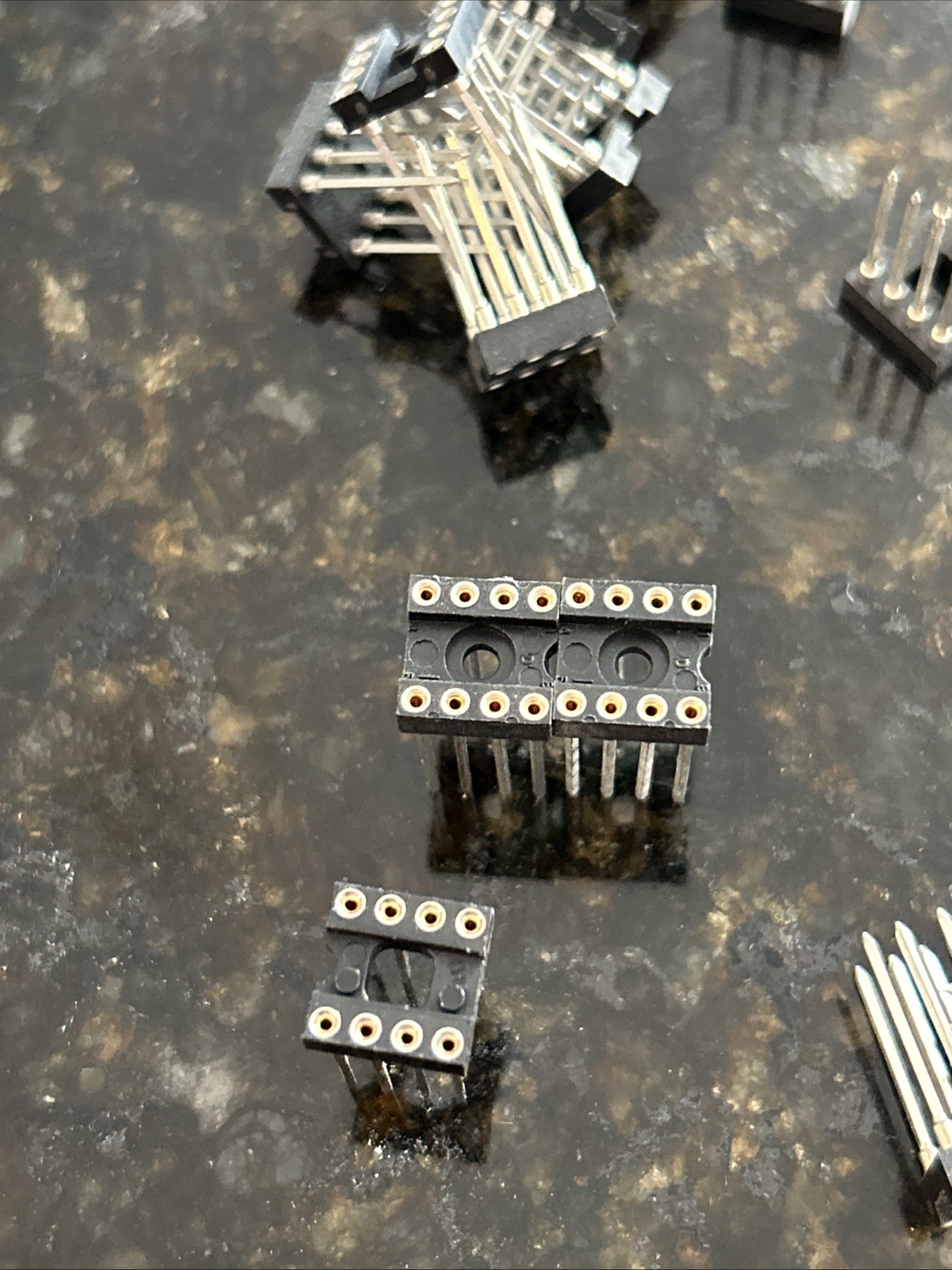 IC SOCKET, 8 PIN DIP SOCKET, WIRE WRAP, Screw Machine, Tin, Gold
