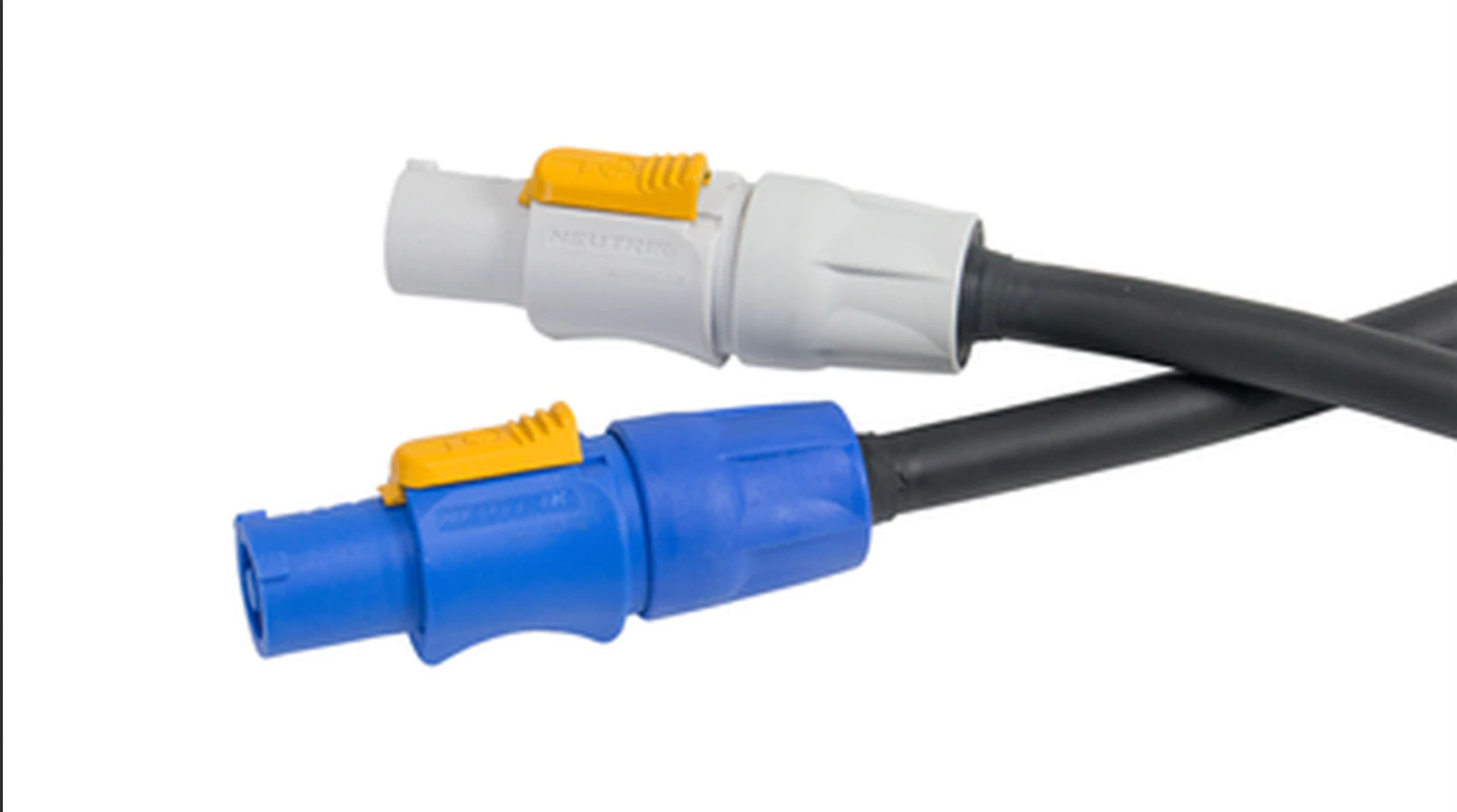 PowerCON Blue/Grey Extension Cable 12AWG, 10 ft