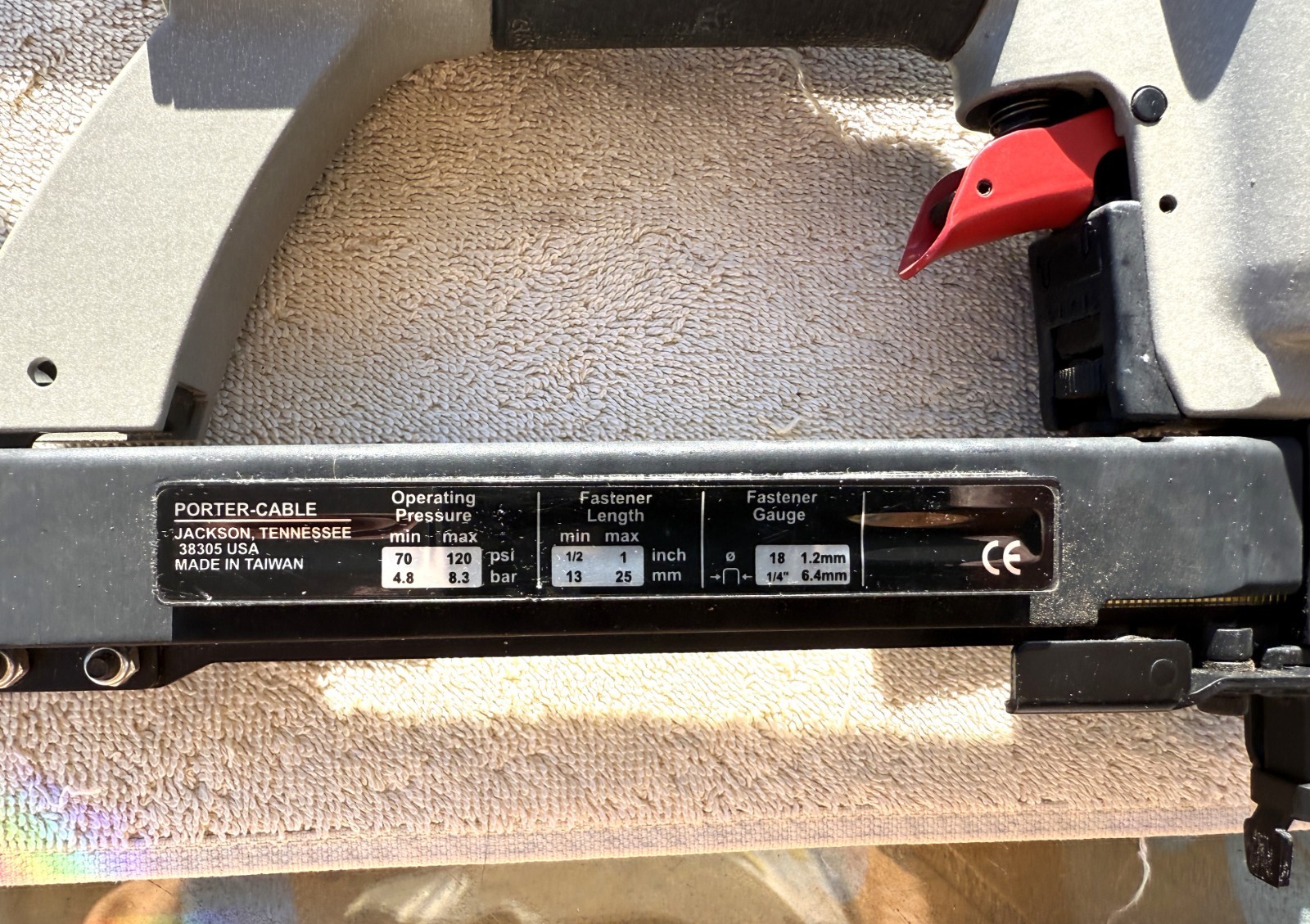 PORTER CABLE NS100A