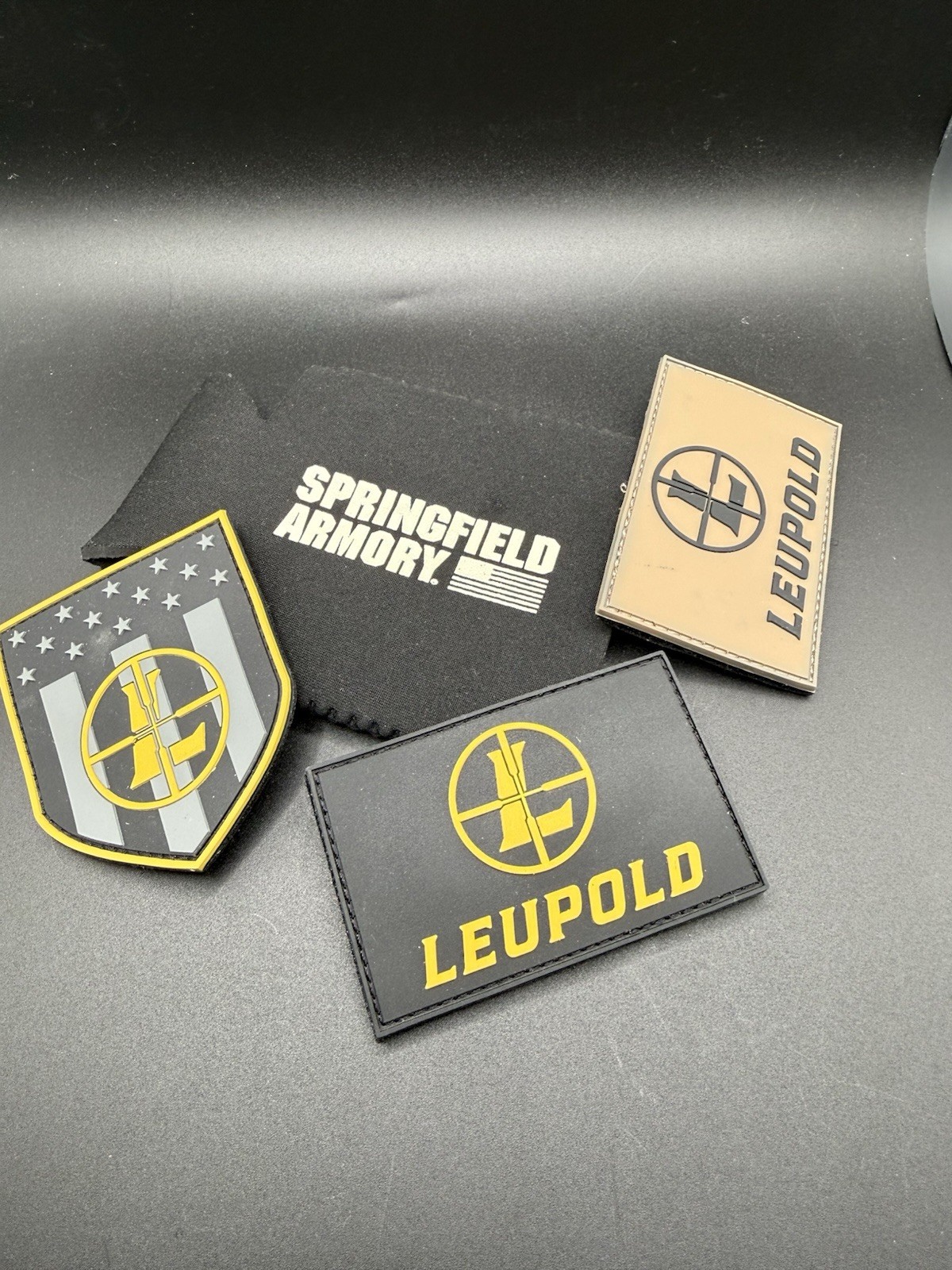 Leupold & Springfield Armory Morale Patch Lot Hook Loop Tactical  And Koozie