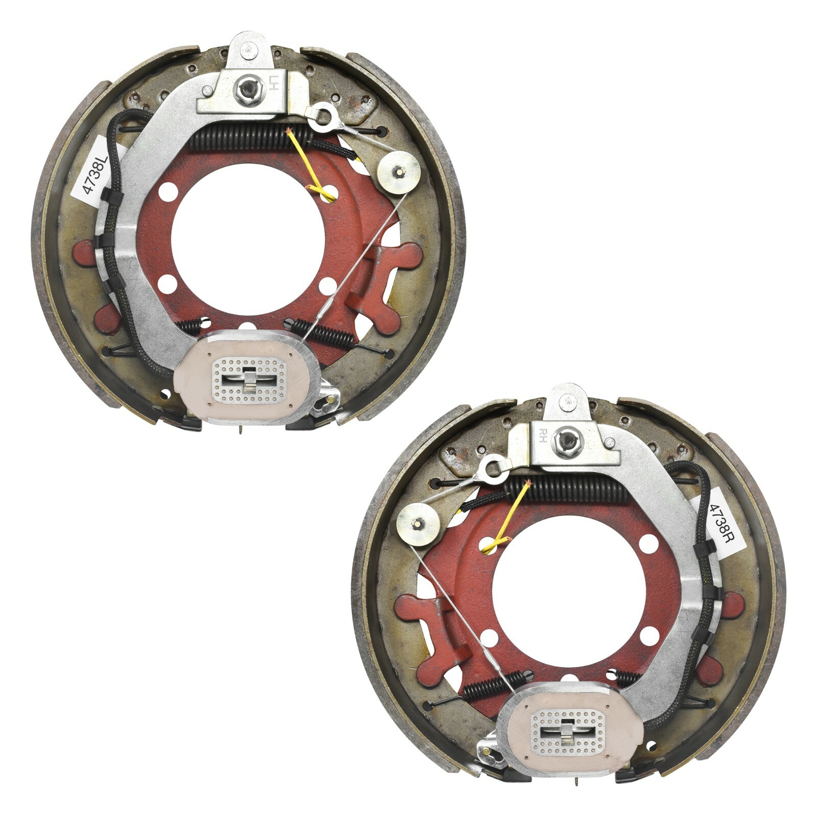 LH + RH 12-1/4" x 3-3/8" Electric Brakes - Replaces Rockwell 4738-L & 4738-R
