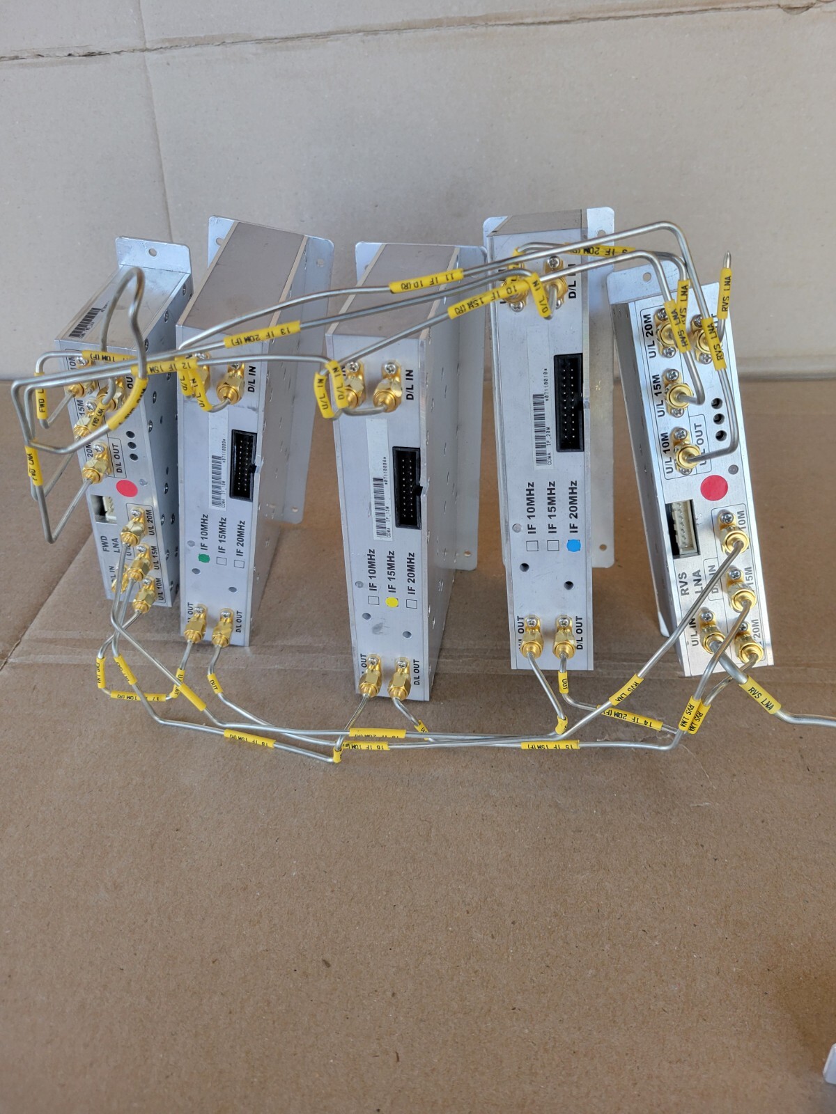 LOT OF MICROWAVE MODULE KORTCOM Uspcs Rx Kmu00000R28A If 20mhz 15mhz 10mhz