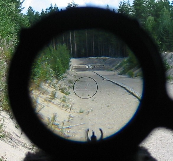 PK-AS V DUAL RED / BLACK DOT SCOPE CENTERED SIDE MOUNT Sight Red Dot AUTHENTIC